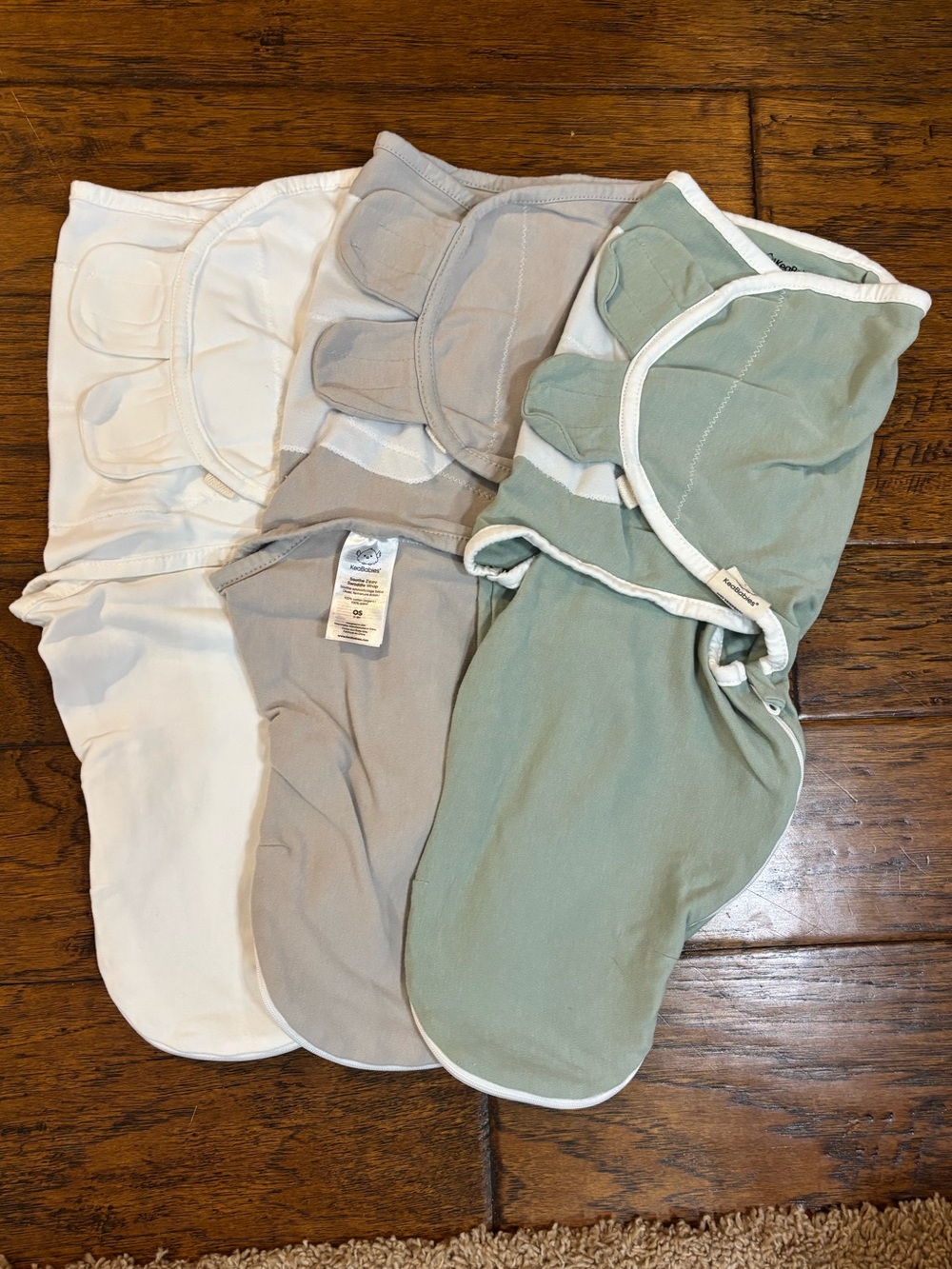 Swaddle Sleep Sacks Set - White, Gray, Sage